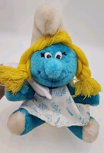 Peluche puffo vintage - 10", 1981