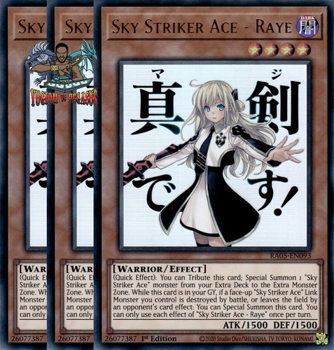 Yugioh sky striker ace - yugioh!, 3x