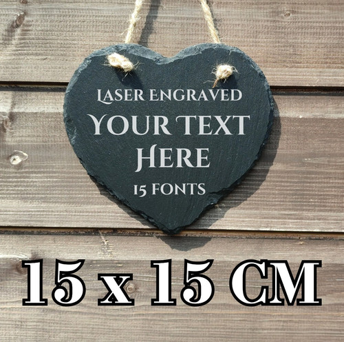 Targa personalizzata cuore