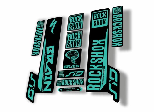 Adesivo decalcomania rock shox - rock,