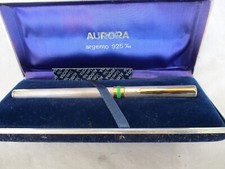 penna stilografica Aurora  argento massiccio 925