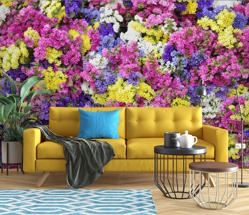 Colorful flowers zhub7551 - 3d,