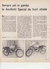 advertising NEWS MOTO ANCILLOTTI SPECIAL 100 1969-MOTOITALIANE REGOLARITA  EPOCA