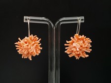 Orecchini donna vero corallo