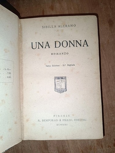 Sibilla aleramo una - aleramo,