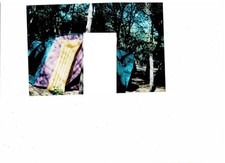 Tenda IGLOO per 4 persone con segni di usura