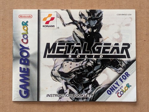 Metal gear solid manuale - gear,