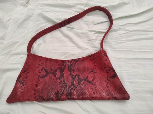 Borsetta rossa leopardata - borsetta,