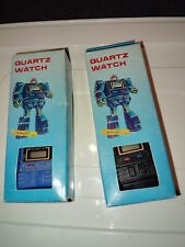 Orologio Transformers Scorpia Quartz Robot BULK *2 non TESTATO!Vintage blu e nero