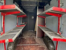 Allestimento Furgone - Ripiani ALLUMINIO Corriere UPS FEDEX GLS BRT marca GEMA 