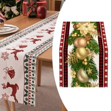 Runner da tavola natalizio elegante e decorativo invernale per festival di