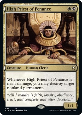 Alto sacerdote della penitenza - della,
