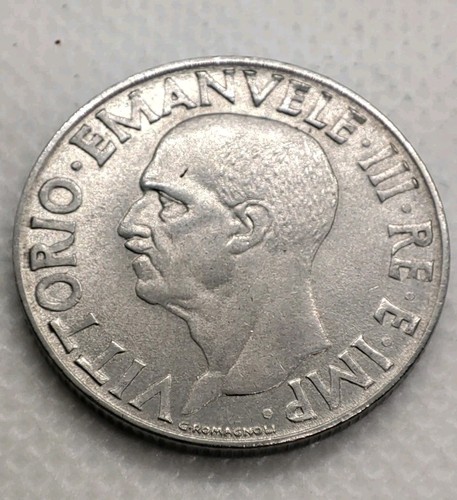 Moneta lira impero vittorio - moneta, 1
