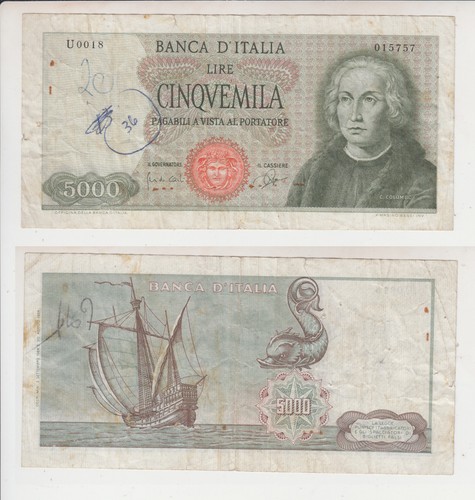 Repubblica 000 5000 lire - 5.000,