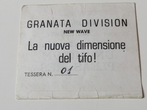 Tessera ultras granata - tessera,