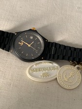 Pryngeps Marine Quartz Swiss Made Ref. 1141/2 cassa bracciale PVD '80 tag NOS