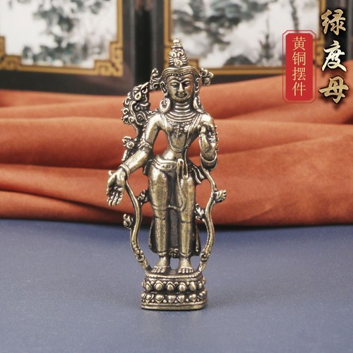 Statua buddha tara verde - tara,