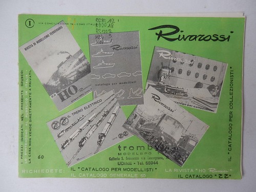 Rivarossi treno catalogo 60 - rr,