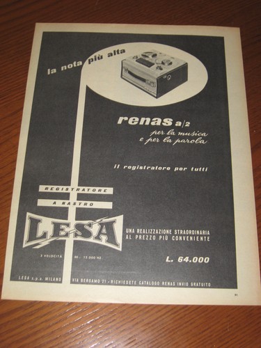 Lesa renas - *=lesa,