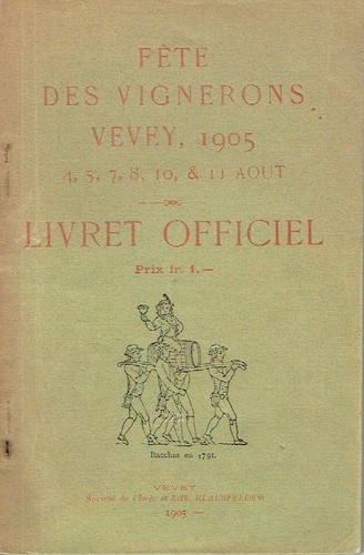 Livret officiel fete des - officiel,
