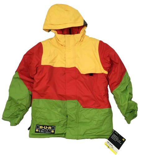 Burton boys fray - jacket, lime