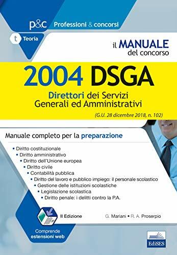 Manuale del concorso 2004 dsga - 2004,