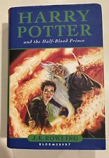 J.K.Rowling HARRY POTTER AND THE HALF BLOOD PRINCE first uk edition 2005 mistake