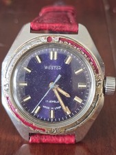 Raro Big Orologio Wostok Antimagnetic Amphibian USSR Soviet Watch  Vintage