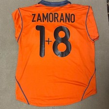 Zamorano 1+8 INTER MILAN XL 2000 2001 Maglia Shirt Jersey Pirelli Nike Chile