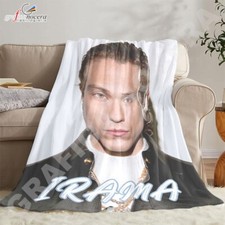 Plaid in pile Irama cantante musica idola idea regalo