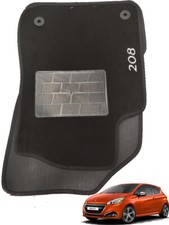 KIT 4 PEZZI TAPPETI TAPPETINI MOQUETTE SU MISURA PER PEUGEOT 208 03/12>05/19 C/2