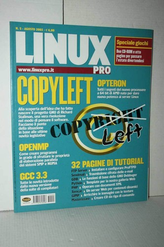 Rivista linux pro numero - rivista,
