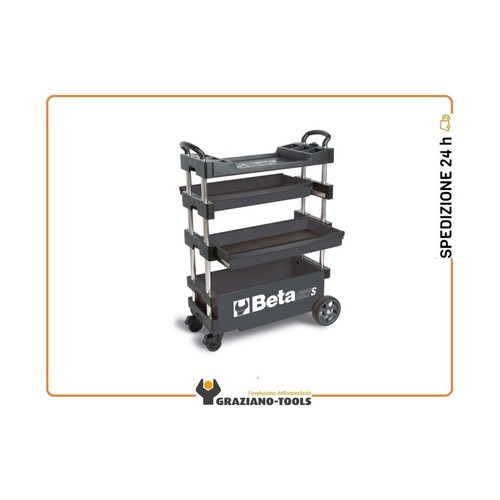 Carrello portautensili grigio - portautensili,