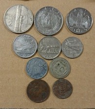 ITALIA REGNO 10 MONETE CON