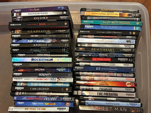 Uhd blu ray movies - blu, new