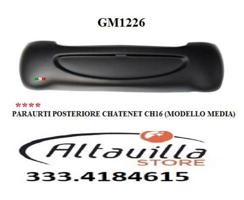Paraurti posteriore chatenet - paraurti,