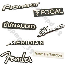 4x accessori distintivo audio alluminio ornamento emblema adesivo per Mercedes Benz