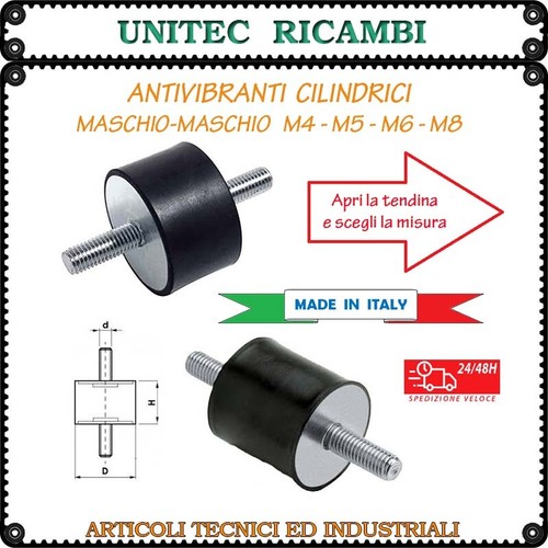Antivibranti cilindrici - , in