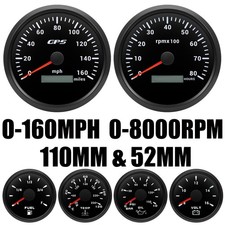Tachimetro GPS 110mm 0-160MPH