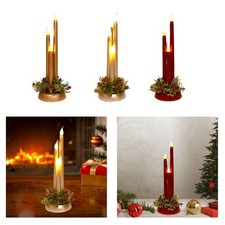 Candele natalizie senza fiamma