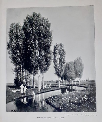 Böcklin 2 heliogravures - bÖcklin,,