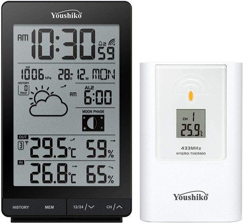 Weather station with msf - weather,