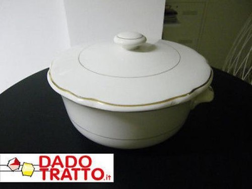 Zuppiera porcellana bianca - zuppiera,