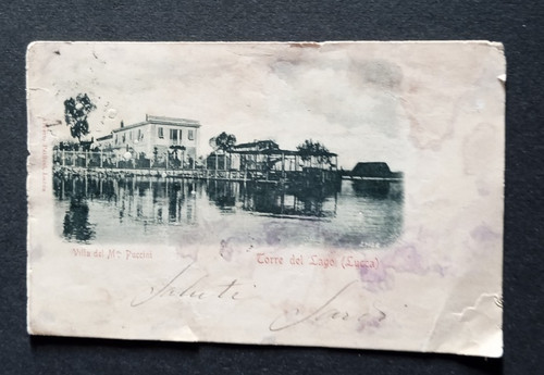 Cartolina torre del lago - cartolina,