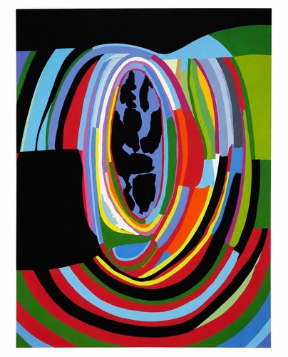 Alberto burri serigrafia b - burri,