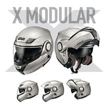 Casco modulare Givi HPS X08 Grigio silver Taglia xs