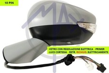 SPECCHIO RETROVISORE ELETTRICO SINISTRO PER CITROEN C4 GRAN PICASSO 2013 AL 2018