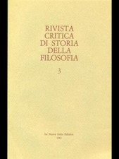 RIVISTA CRITICA DI STORIA