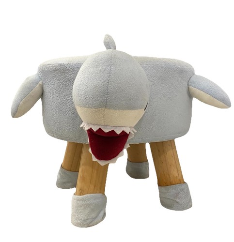 Sgabello poggiapiedi peluche