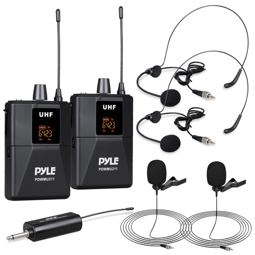 Pyle dual uhf - uhf, microphone